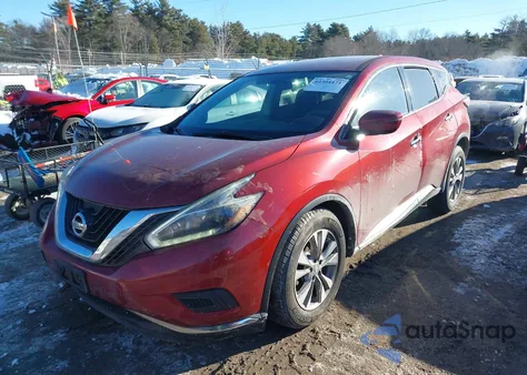 2018 Nissan Murano S z USA, uszkodzony, nr VIN 5N1AZ2MH9JN146998